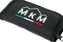 Couteau pliant MKM Arvenis By FOX Knives MK.FX01MGGR manche en G10 noir/Alu vert 12cm + étui