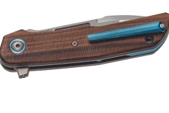 Couteau pliant MKM Clap By LionSteel MK.LS01S manche en bois de Santal 11cm + étui