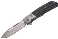 Couteau pliant MKM Clap By LionSteel MK.LS01GTBK manche en G10 noir/titanium 11cm + étui