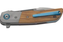 Couteau pliant MKM Clap By LionSteel MK.LS01OT manche Olivier/Titanium 11cm + étui