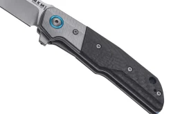 Couteau pliant MKM Clap By LionSteel MK.LS01CT manche en fibre de carbone/titanium 11cm + étui