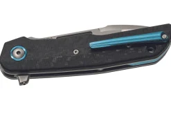 Couteau pliant MKM Clap By LionSteel MK.LS01C manche en fibre de carbone 11cm + étui