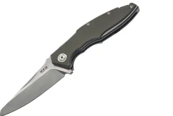 Couteau pliant MKM Raut By Viper MK.VP01GBGR manche en titanium/G10 vert 12cm + étui