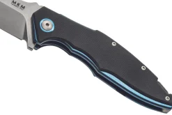 Couteau pliant MKM Raut By Viper MK.VP01GBBK manche en titanium/G10 noir 12cm + étui