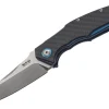 Couteau pliant MKM Raut By Viper MK.VP01CF manche en titanium 12cm front flipper + étui