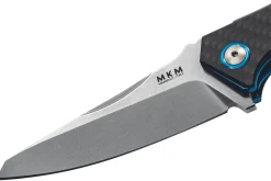 Couteau pliant MKM Raut By Viper MK.VP01CB manche en titanium/fibre de carbone noir 12cm + étui