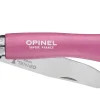 Couteau pliant Mon Premier Opinel n°07 lame 8cm manche en charme fuchsia
