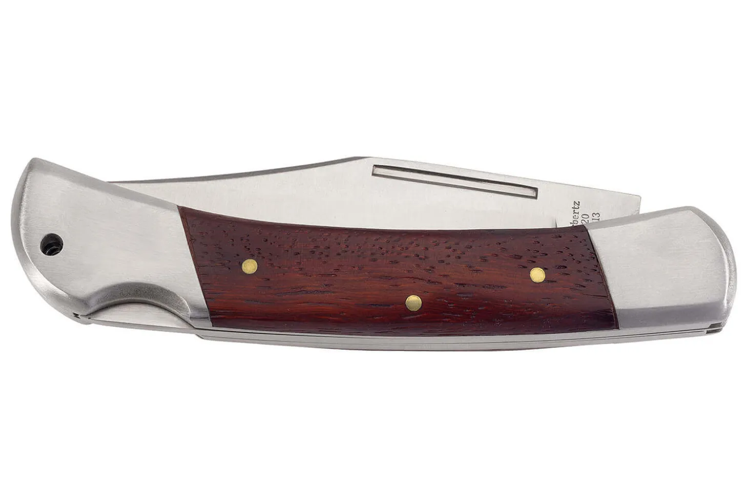 Couteau pliant multifonction Herbertz 214313 manche pakkawood marron 8cm