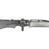 Couteau pliant multifonction Wildsteer W Pocket WPO01 lame tanto manche acier 11,7cm avec brise-vitre et coupe-sangle