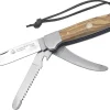 Couteau pliant multifonction Puma IP La Caza Olive I 320511 manche olivier 11cm