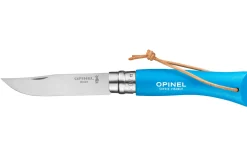 Couteau pliant Opinel Baroudeur Colorama n°07 lame 8cm manche charme bleu cyan