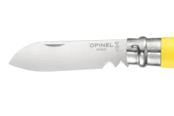 Couteau pliant Opinel Bricolage n°09 lame 8cm manche polyamide jaune
