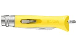 Couteau pliant Opinel Bricolage n°09 lame 8cm manche polyamide jaune