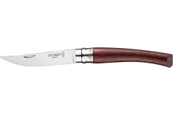 Couteau pliant Opinel Effilé n°08 lame poliglace 8cm manche padouk