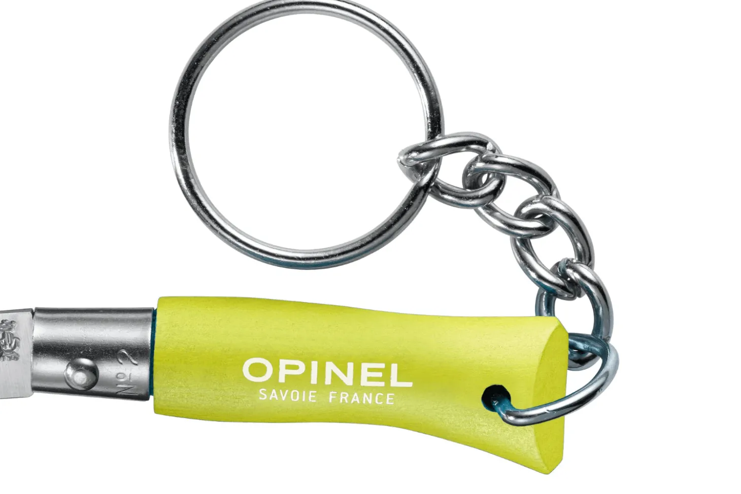Couteau pliant Opinel Porte-clés Colorama n°02 lame 3,5cm manche charme anis