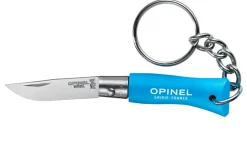 Couteau pliant Opinel Porte-clés Colorama n°02 lame 3,5cm manche charme cyan
