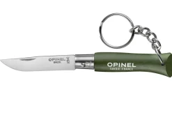 Couteau pliant Opinel Porte-clés Colorama n°04 lame 5cm manche charme kaki