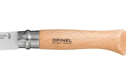 Couteau pliant Opinel Tradition Inox n°09 lame 9cm manche hêtre