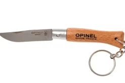 Couteau pliant Opinel Tradition Inox Porte-clés n°04 lame 5cm manche hêtre