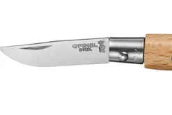 Couteau pliant Opinel Tradition Inox Porte-clés n°02 lame 3,5cm manche hêtre