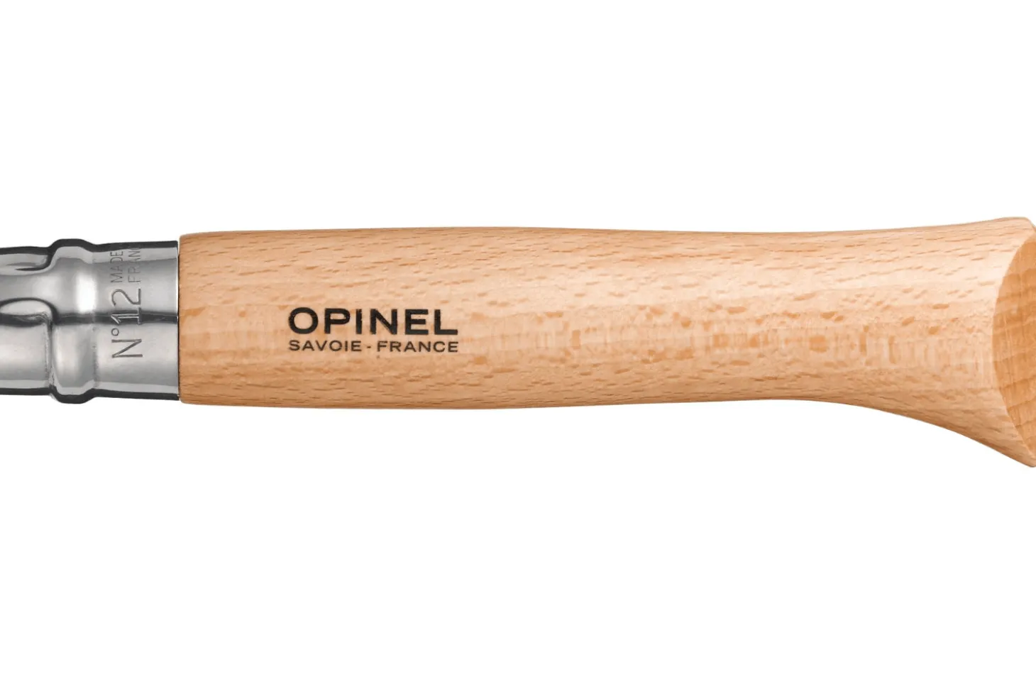 Couteau pliant Opinel Tradition Inox n°12 lame 12cm manche hêtre
