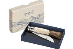 Couteau pliant Opinel Tradition Luxe Cime n°09 lame 9cm manche érable + frêne + noyer