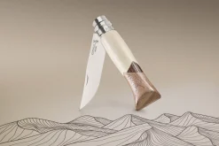 Couteau pliant Opinel Tradition Luxe Cime n°09 lame 9cm manche érable + frêne + noyer