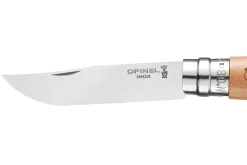 Couteau pliant Opinel Tradition Gravures Velo n°08 lame 8,5cm manche hêtre