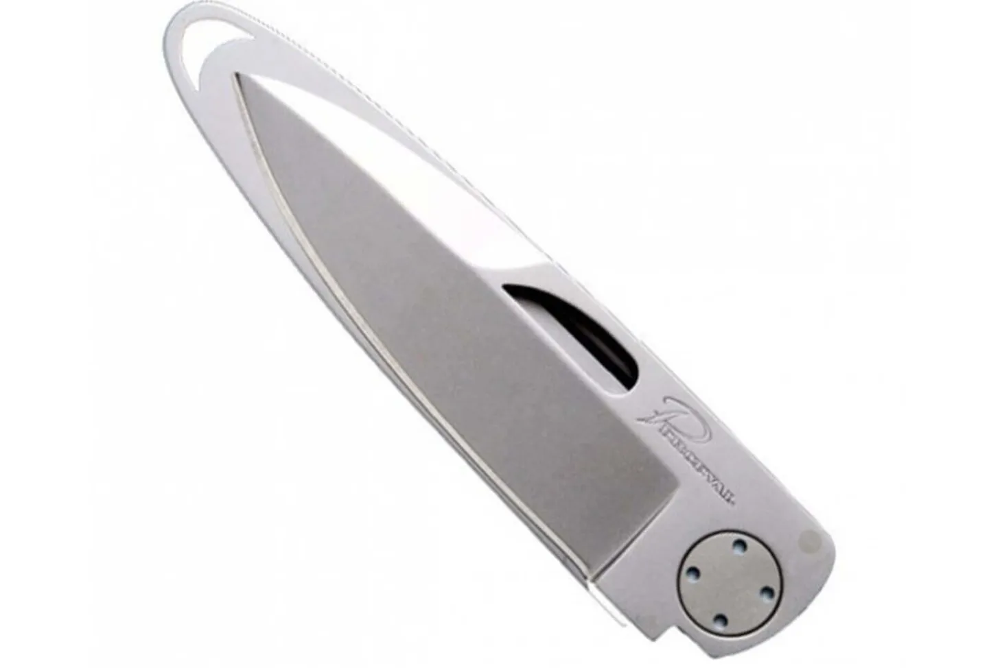 Couteau pliant Perceval Le T45 manche 10,5 cm tout inox
