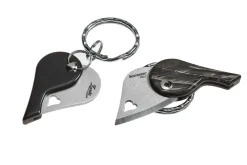 Couteau pliant porte-clés coeur LionSteel LionBeat 4.5cm