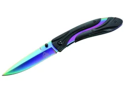 Couteau pliant Puma-Tec 306911 arc-en-ciel manche 11cm
