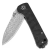 Couteau pliant QSP Hawk 131A manche en fibre de carbone gris 10,5cm
