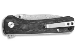 Couteau pliant QSP Hawk 131E manche en fibre de carbone noir 10,5cm