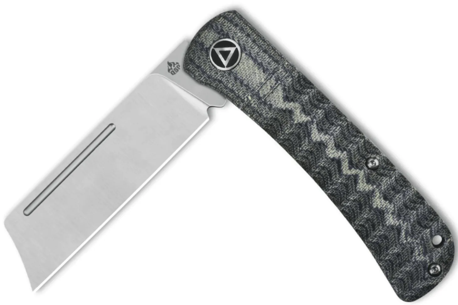 Couteau pliant QSP Hedgehog 142B manche en micarta denim 9,5cm