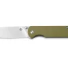 Couteau pliant QSP Parrot 102G manche en micarta vert clair 10,2cm