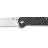 Couteau pliant QSP Penguin 130E manche en fibre de carbone gris 10,2cm