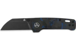 Couteau pliant QSP Penguin mini 130XSD2 manche en carbone et G10 8,2cm