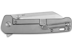 Couteau pliant QSP Penguin Plus 130XLD1 manche en fibre de carbone/titane gris et noir 11,4cm