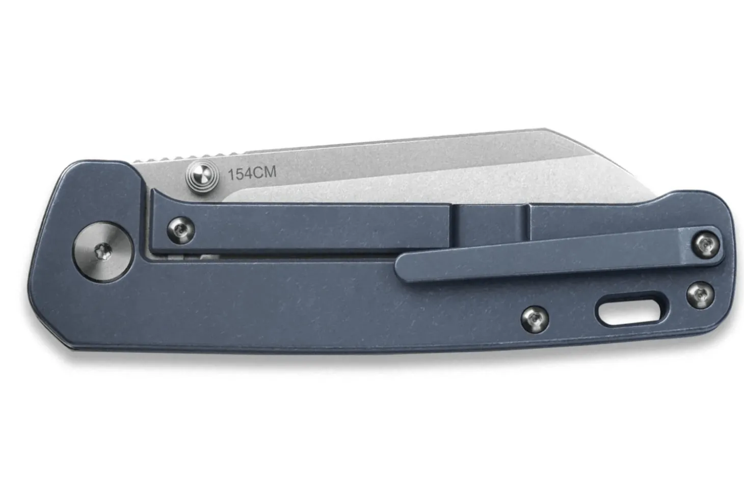 Couteau pliant QSP Penguin 130R manche en titane bleu 10,2cm