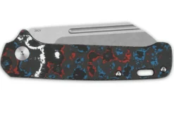Couteau pliant QSP Penguin 130SJF1 manche en carbone multicolore 10,3cm