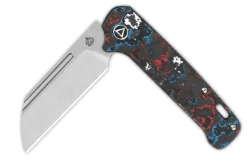 Couteau pliant QSP Penguin 130SJF1 manche en carbone multicolore 10,3cm
