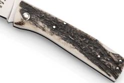 Couteau pliant Salamandra manche corne de cerf 9,5cm