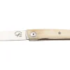 Couteau pliant Salamandra manche os blanc 9cm