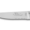 Couteau pliant semi dentelé Le Thiers Liner Lock Claude Dozorme vallernia 12,5cm