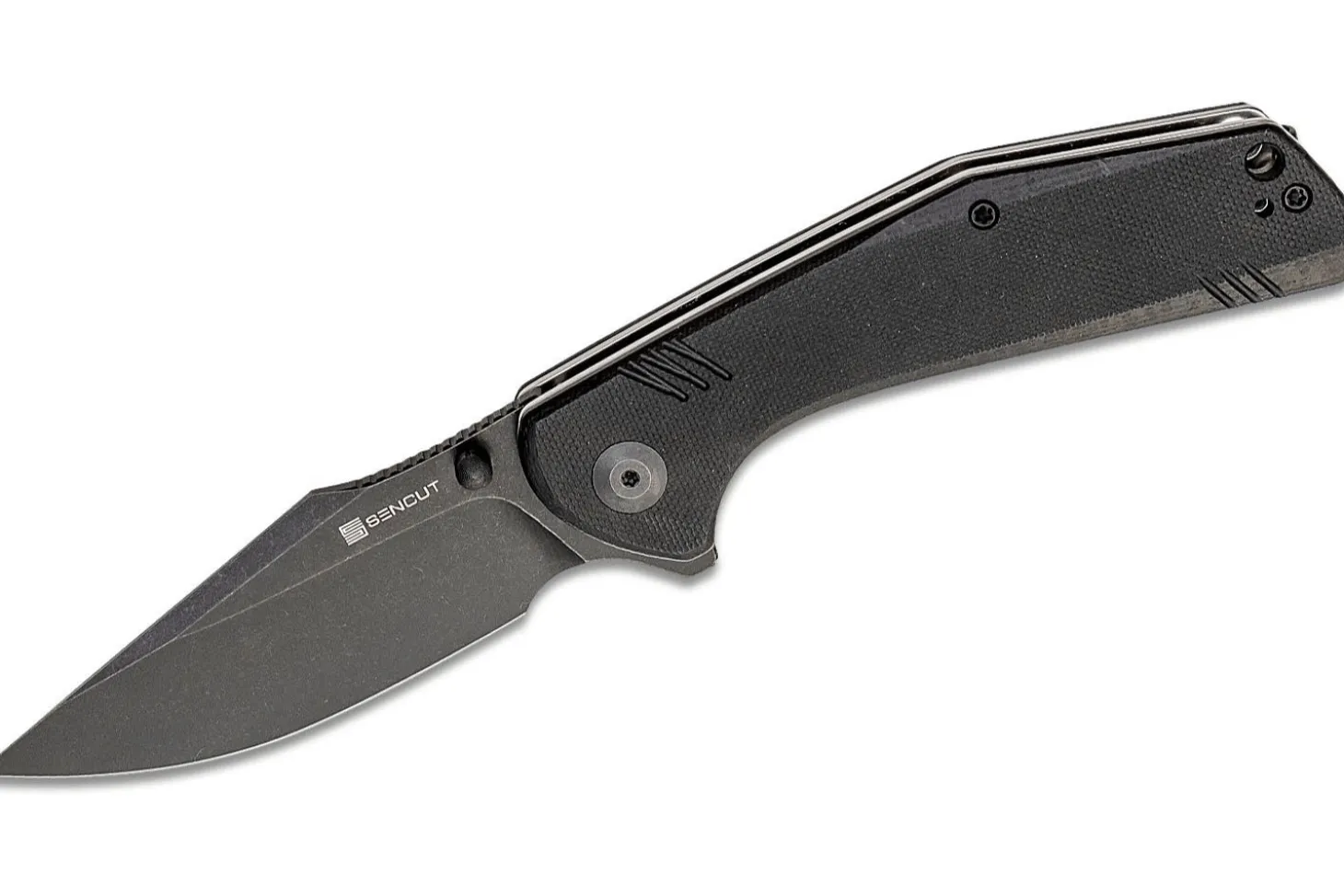 Couteau pliant Sencut Actium SA02C manche en G10 noir 11,5cm