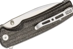 Couteau pliant Sencut Sachse S210071 manche en micarta noir 11cm