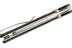 Couteau pliant Sencut Sachse S210071 manche en micarta noir 11cm