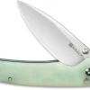 Couteau pliant Sencut Sachse S210074 manche en G10 vert naturel 11cm