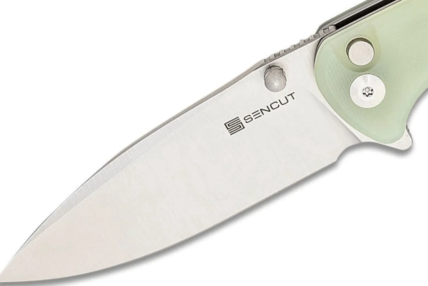 Couteau pliant Sencut Sachse S210074 manche en G10 vert naturel 11cm