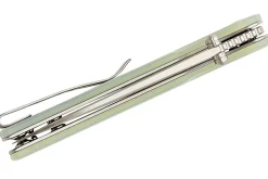 Couteau pliant Sencut Sachse S210074 manche en G10 vert naturel 11cm